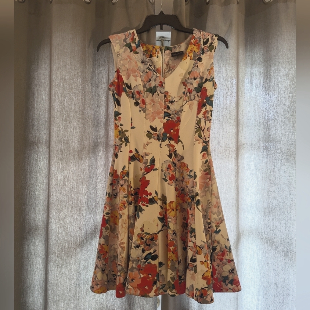 JUST Taylor Floral Print Dress